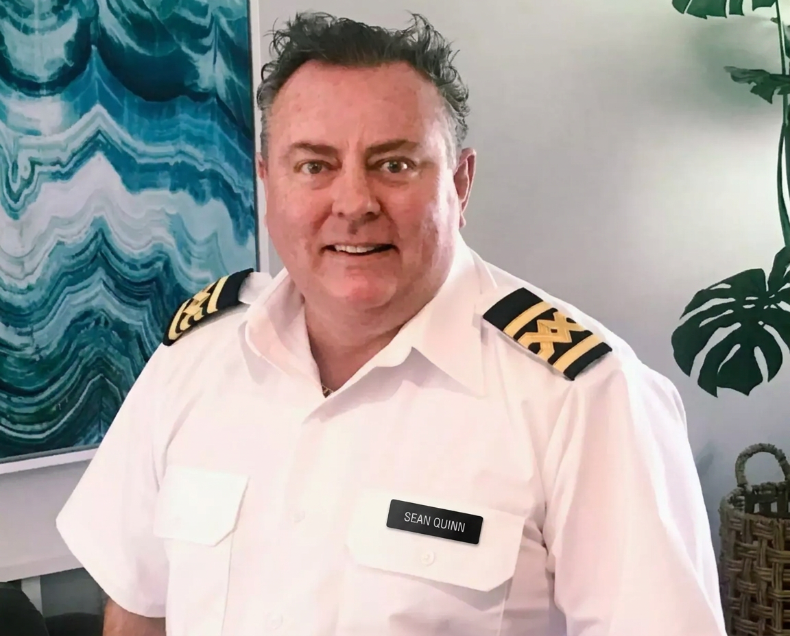 Sean Quinn, General Manager of Sydney Marine Logistics, in uniform